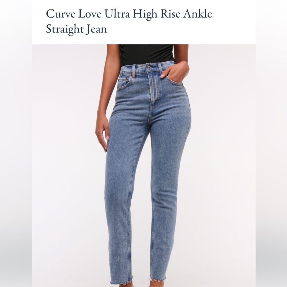 Abercrombie & Fitch High Rise Blue Jeans